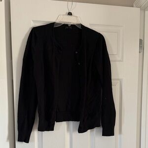 Ann Taylor Factory Black Cardigan
